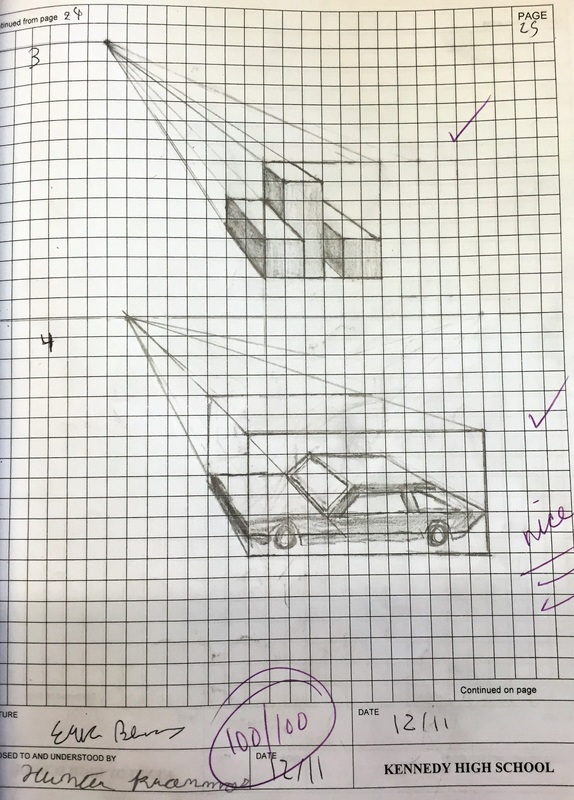 Unit 2 Activity 2.3 Perspective Sketching - Mrs. Conte's Art classes